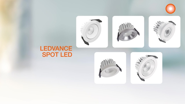 Ledvance LED Einbaustrahler SPOT FIX silber 8 Watt 840 4000 Kelvin neutralweiss 