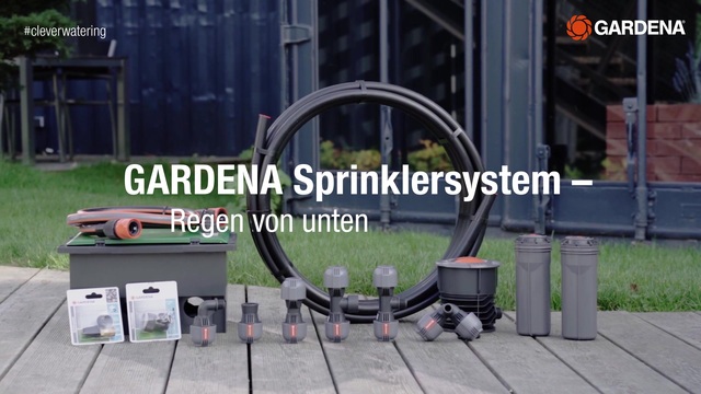 oder unterirdisch Gardena 2700-20 Verlegerohr Sprinkler-System 25m Ober